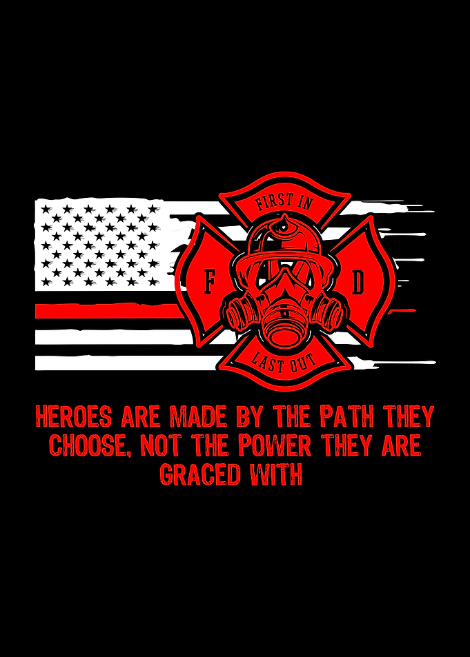 Firefighter Wall Art Decor
