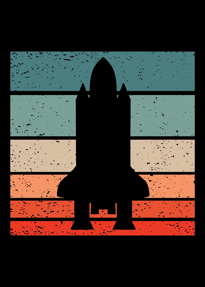 Spaceship Retro Vintage