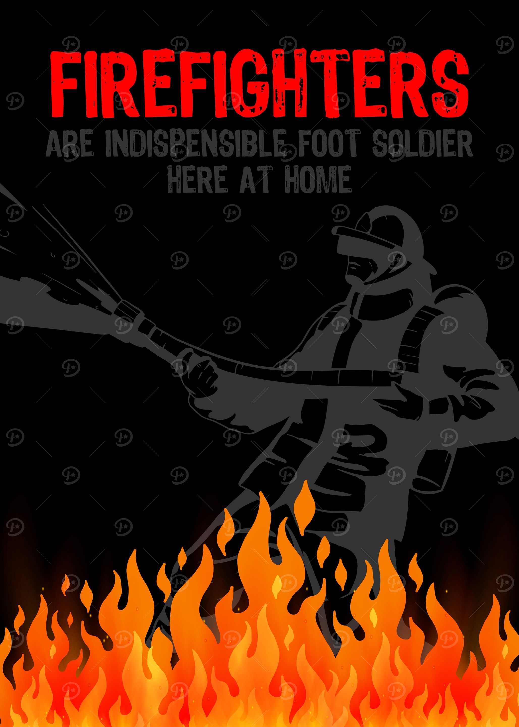 Firefighter Wall Art Decor