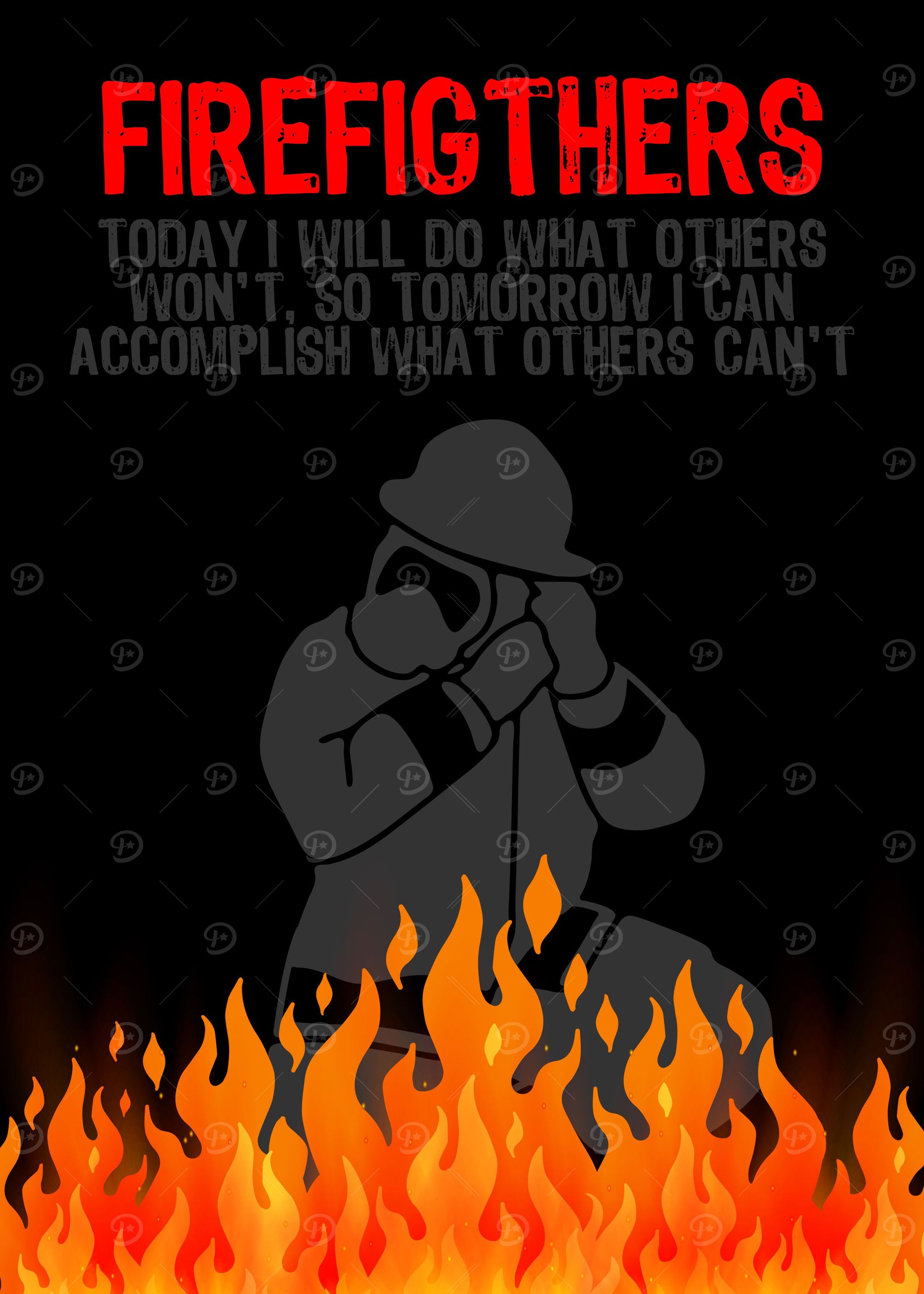 Firefighter Wall Art Decor