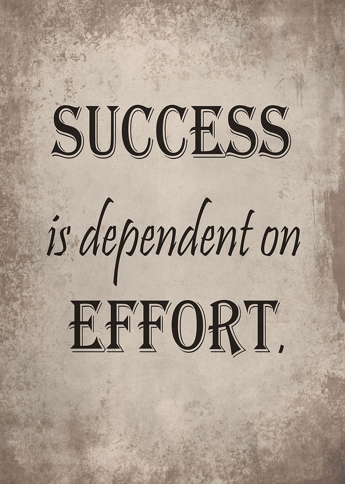 Success and effort