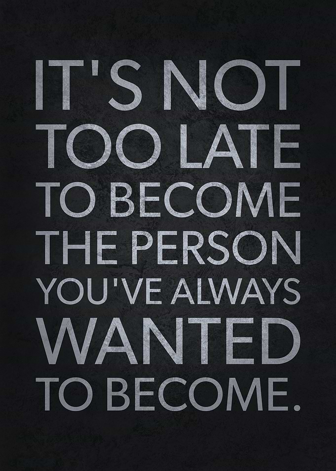 It Is Not Too Late