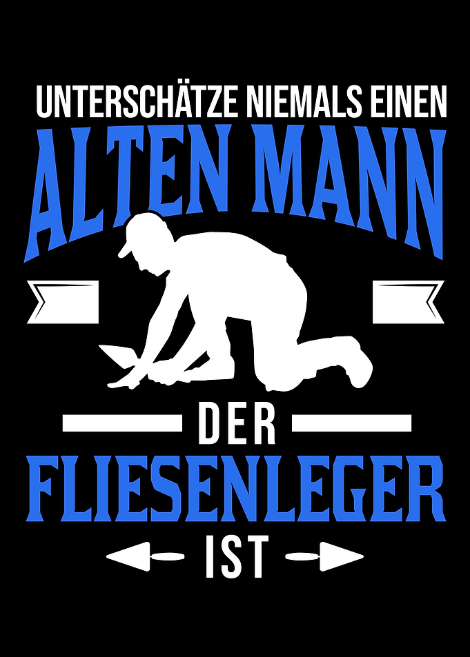 Fliesenleger Alter Mann Mo