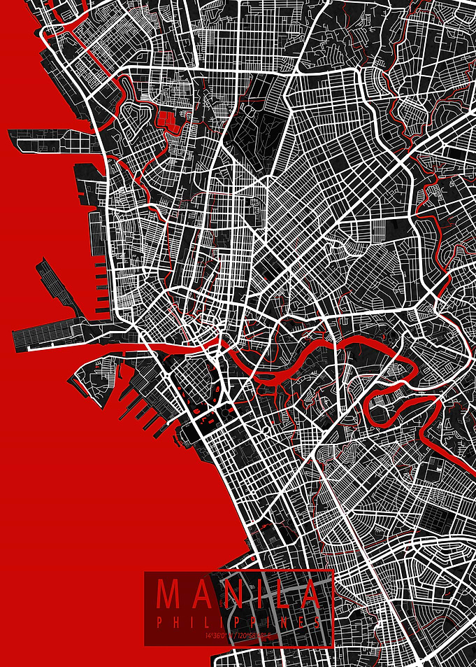 Manila City Map Oriental