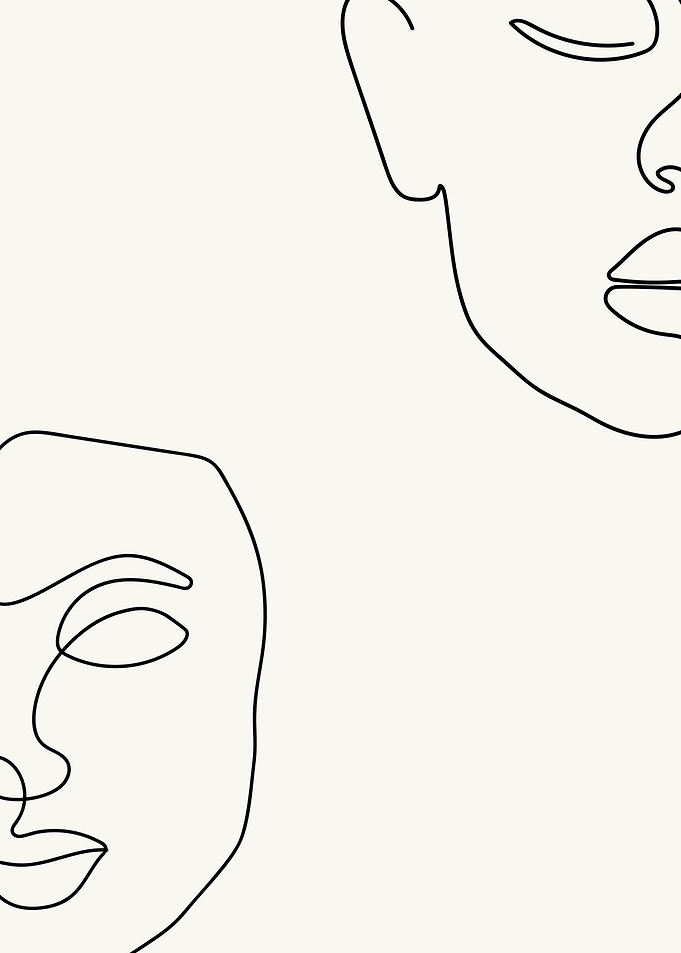 Couples continuous lineart