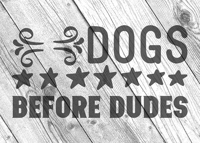 Dogs before dudes