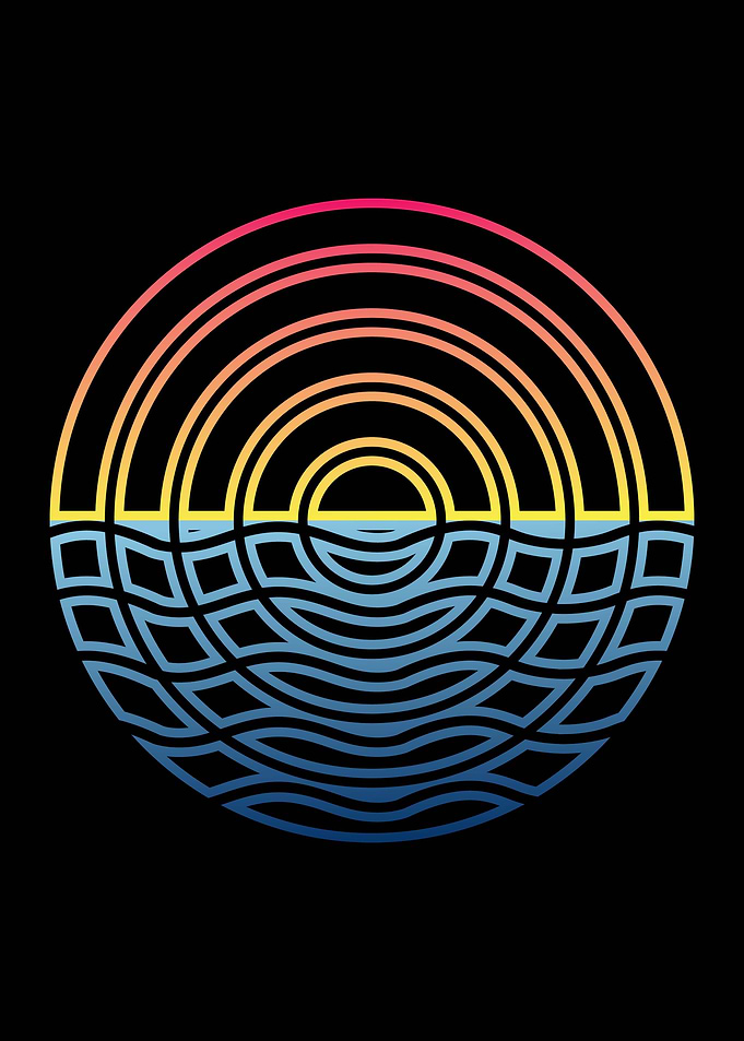 A Waves Sunset lines