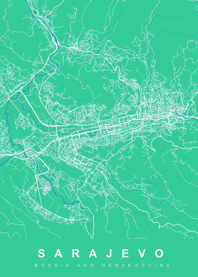 SARAJEVO Map