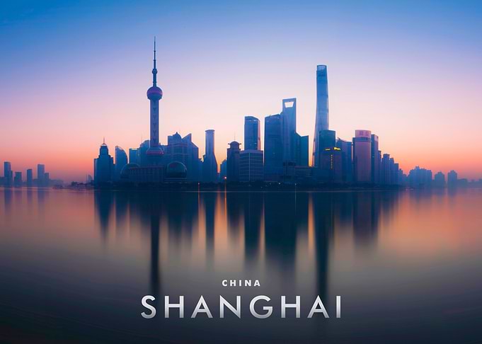 Shanghai City Sunset