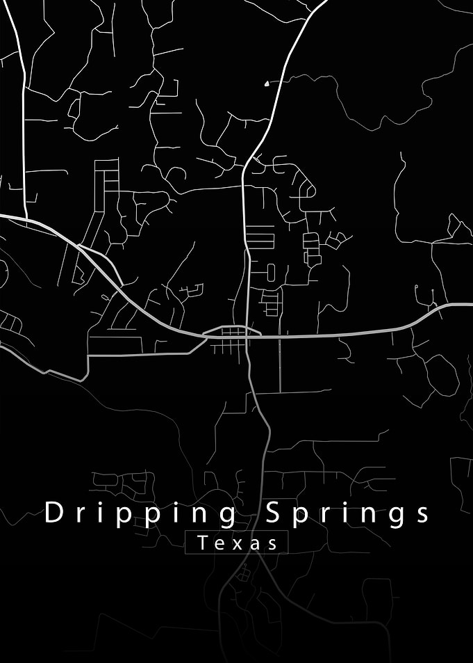 Dripping Springs City Map