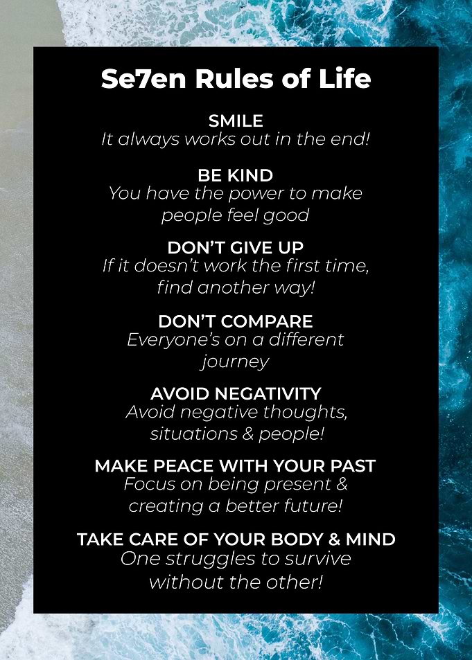 Seven Rules of life