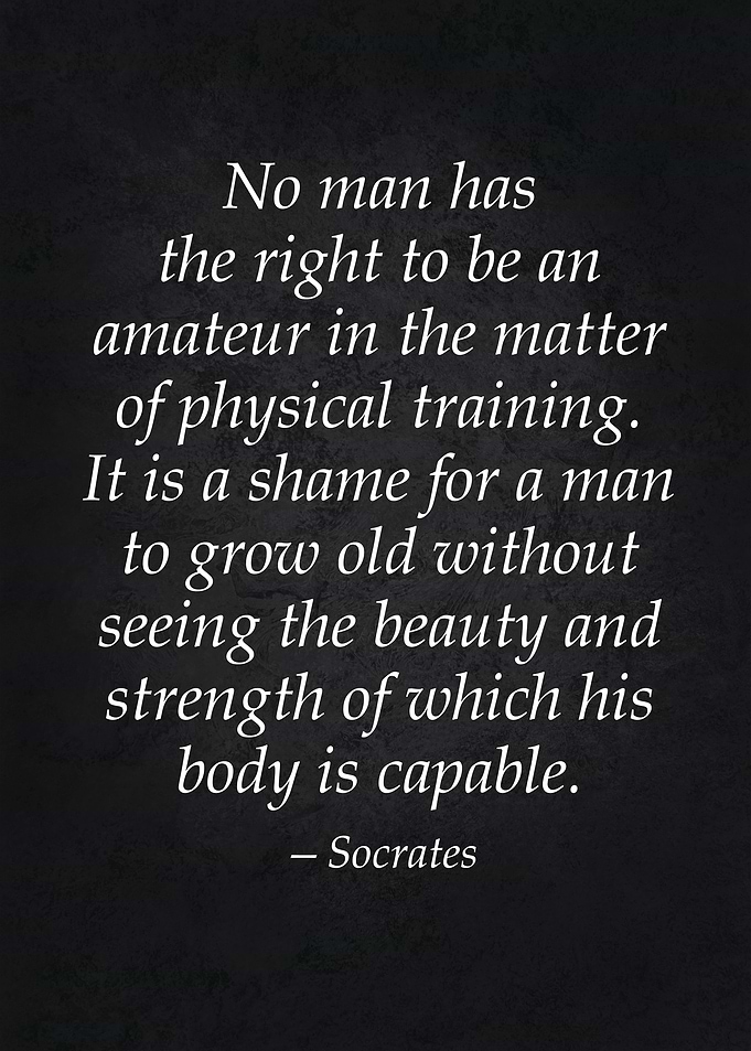 Socrates Fitness Quote