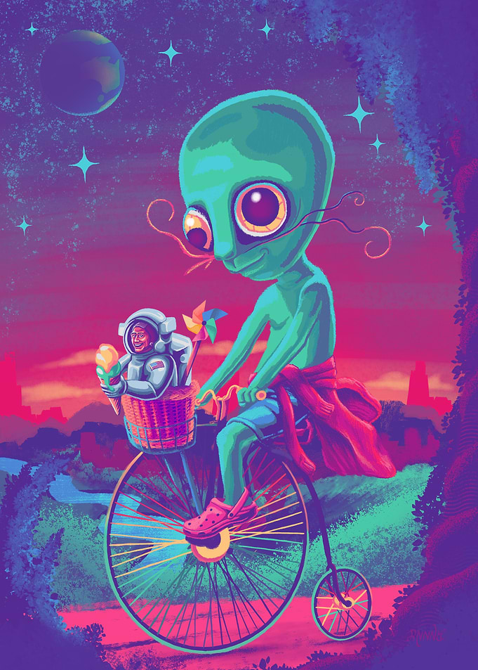 Life on Mars Alien and Man