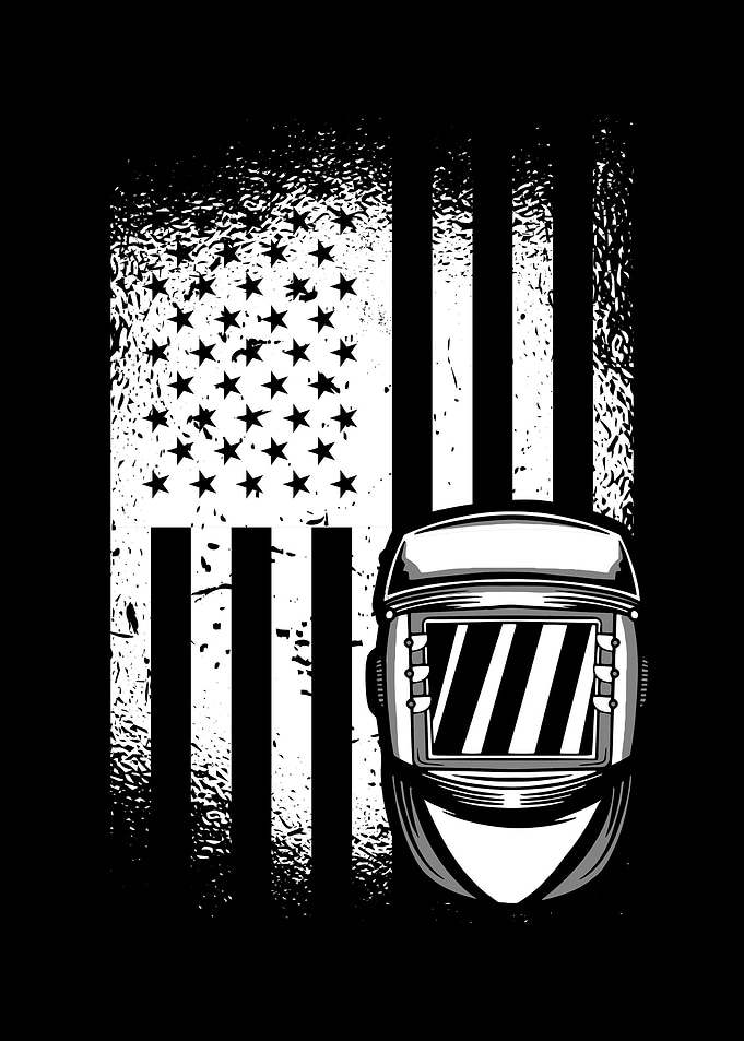 American Flag Welding