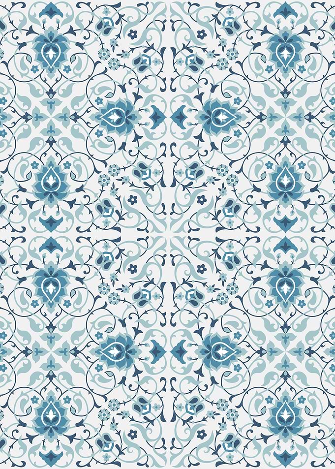 Iznik Turkish pattern