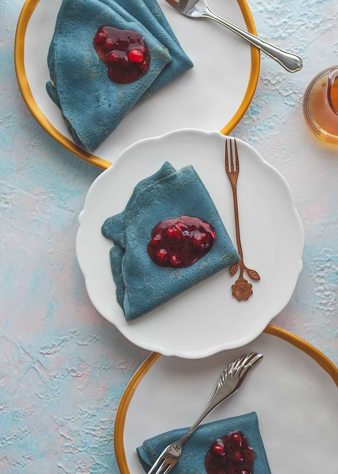 Blue Pancakes