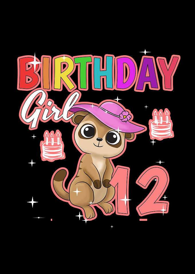 Birthday Girl 12 Meerkat