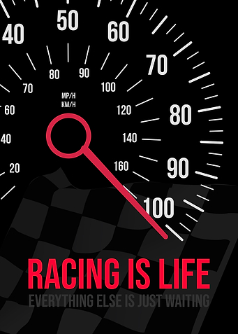 Car Racing Wall Art Decor