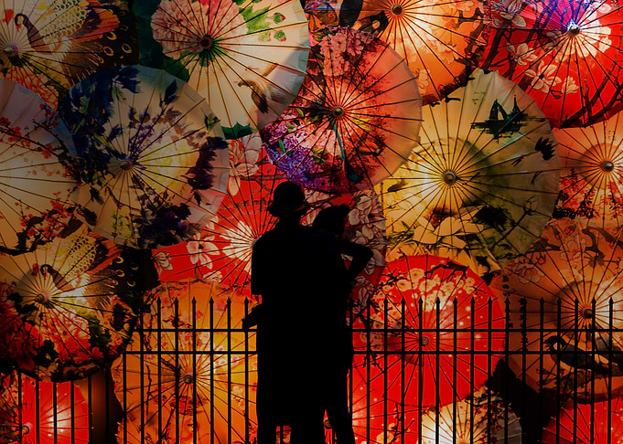 Chinese umbrellas