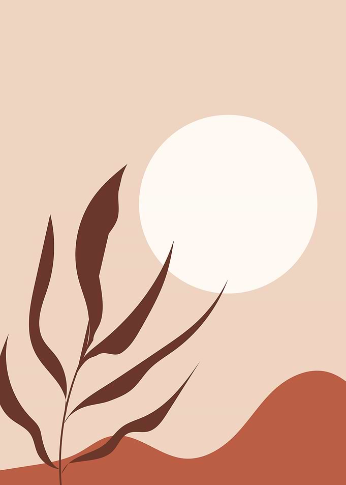 Nordic leaf mountain hill