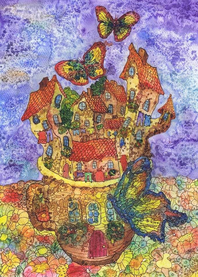 City in a cup