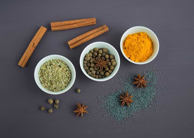 Spices on Display