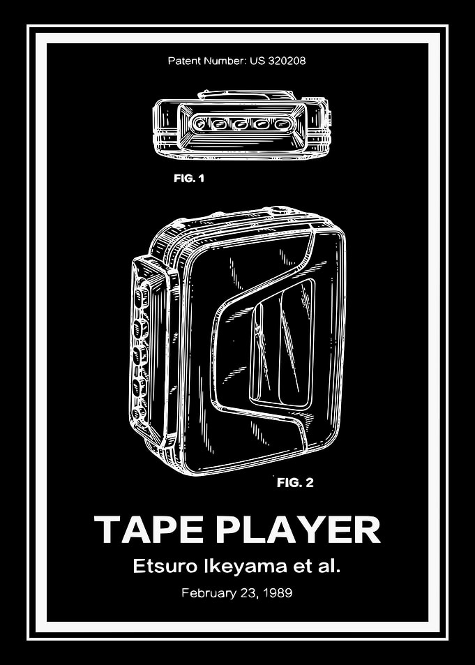 Tape player patent