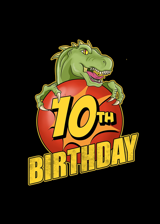 10th Birthday Balloon T Re