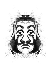 Black and White Mask