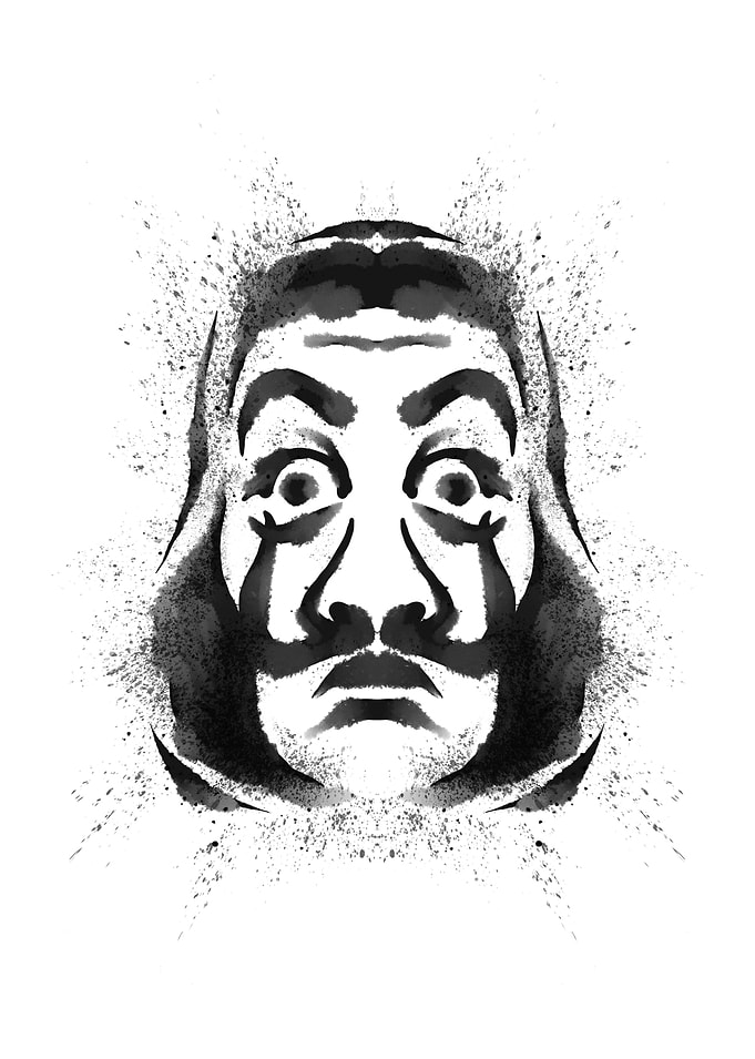 Black and White Mask