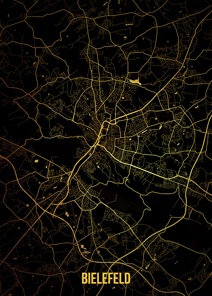 Bielefeld gold map