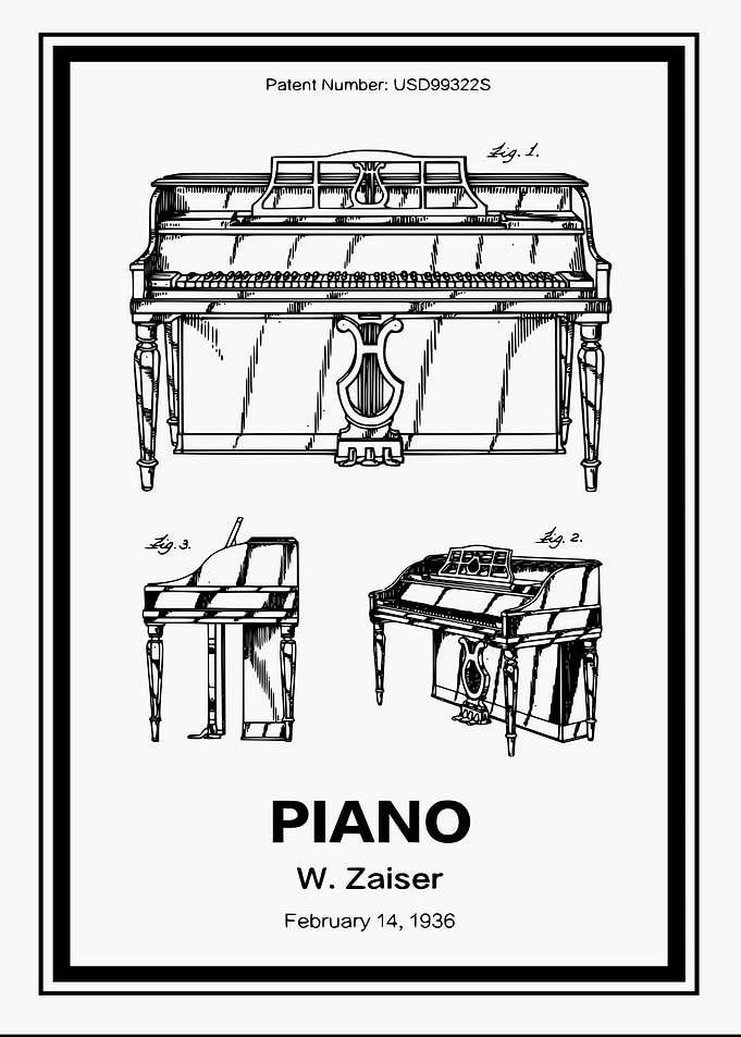 Piano patent