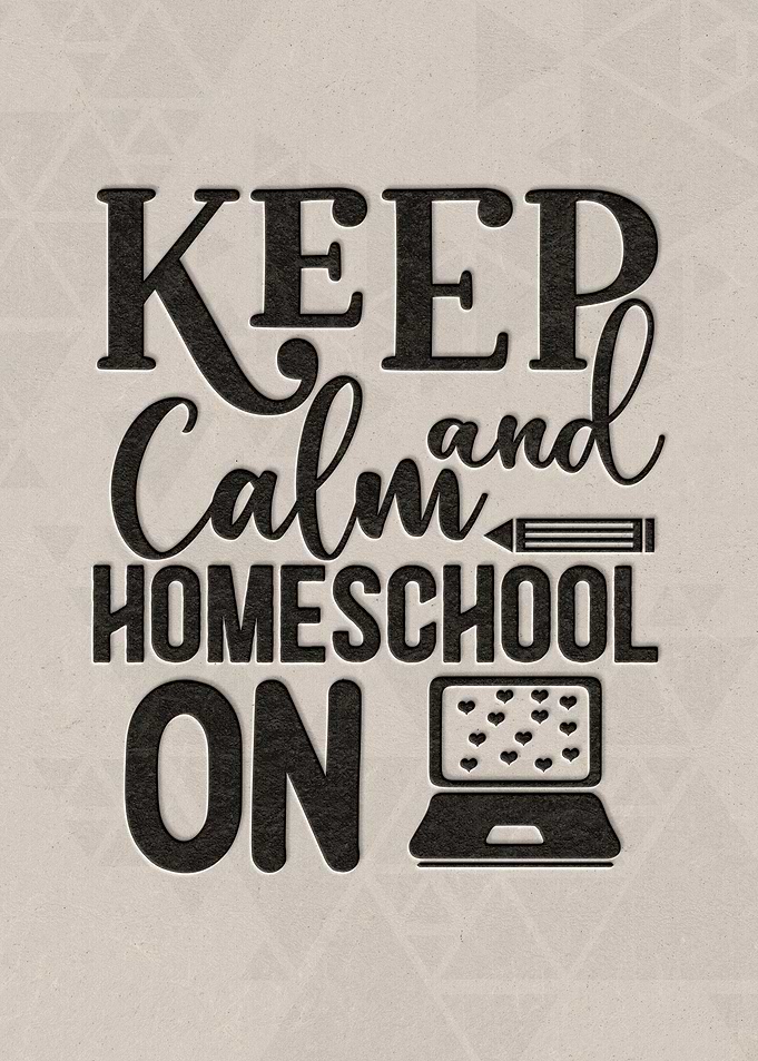 Keep and calm homeschool