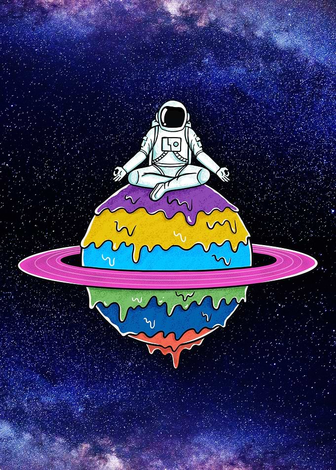 Astronaut melted planet