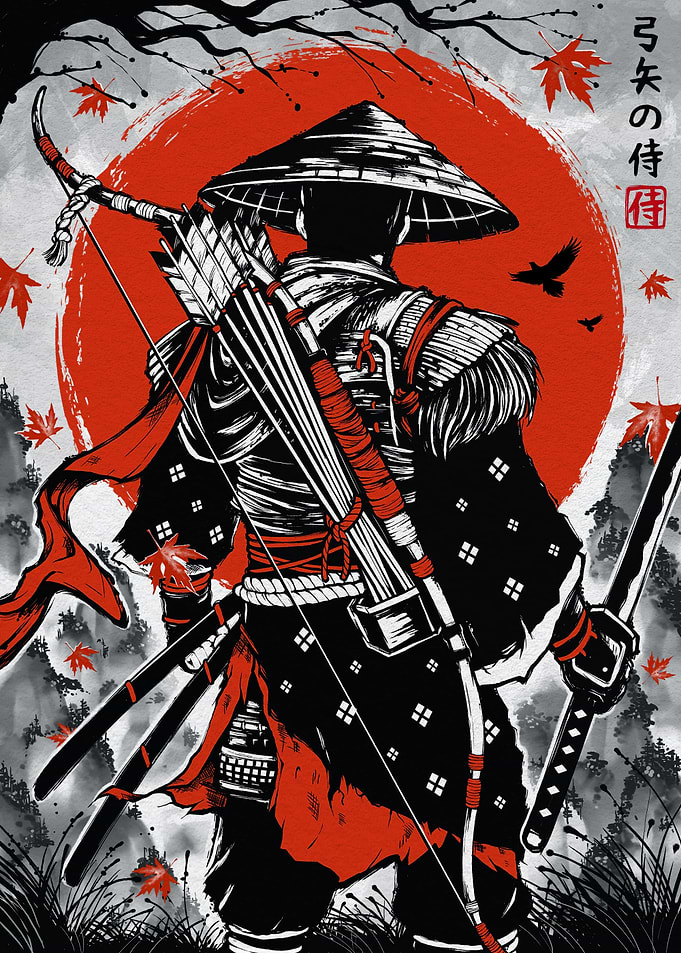 Japanese Samurai Archer