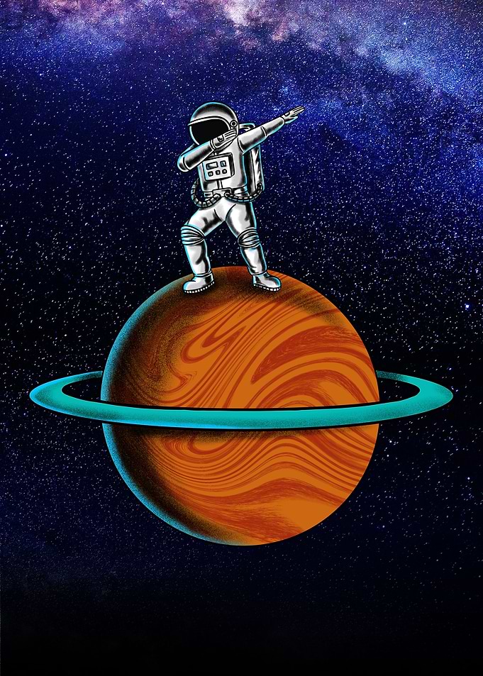 Astronaut Dabbing