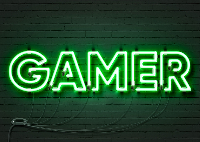 Gamer neon sign