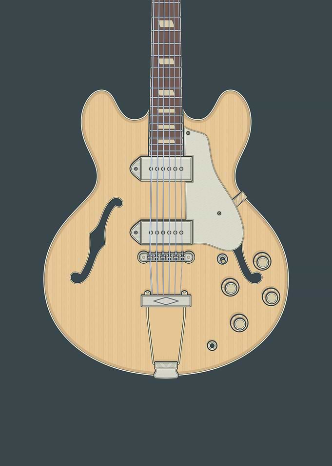 Natural Kasino Guitar