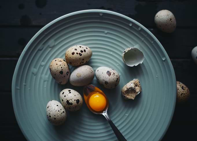 Quail eggs