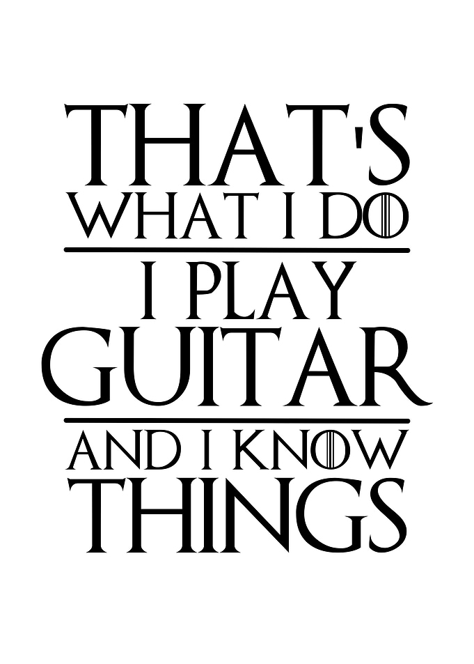 Thats What I Do I Play
