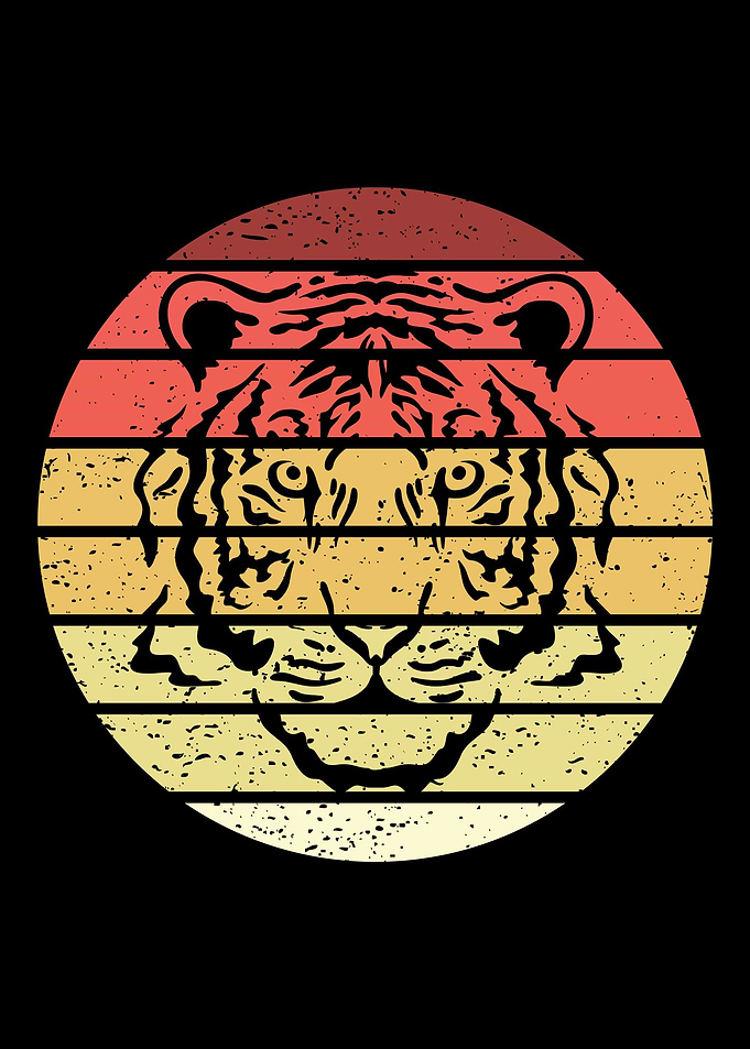Tiger Retro Vintage