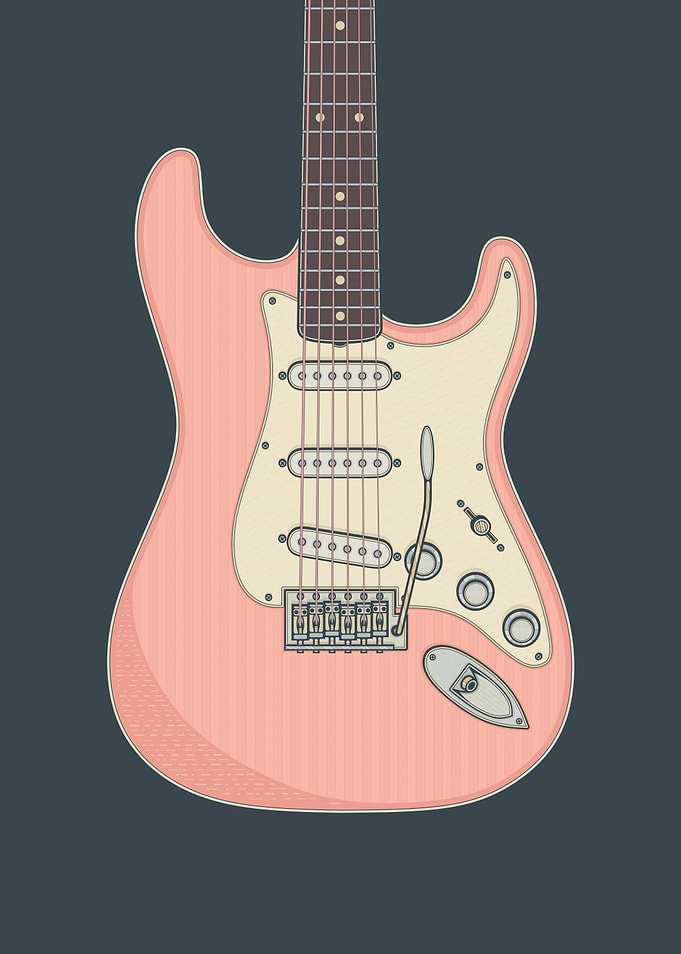 The Shell Pink Strat