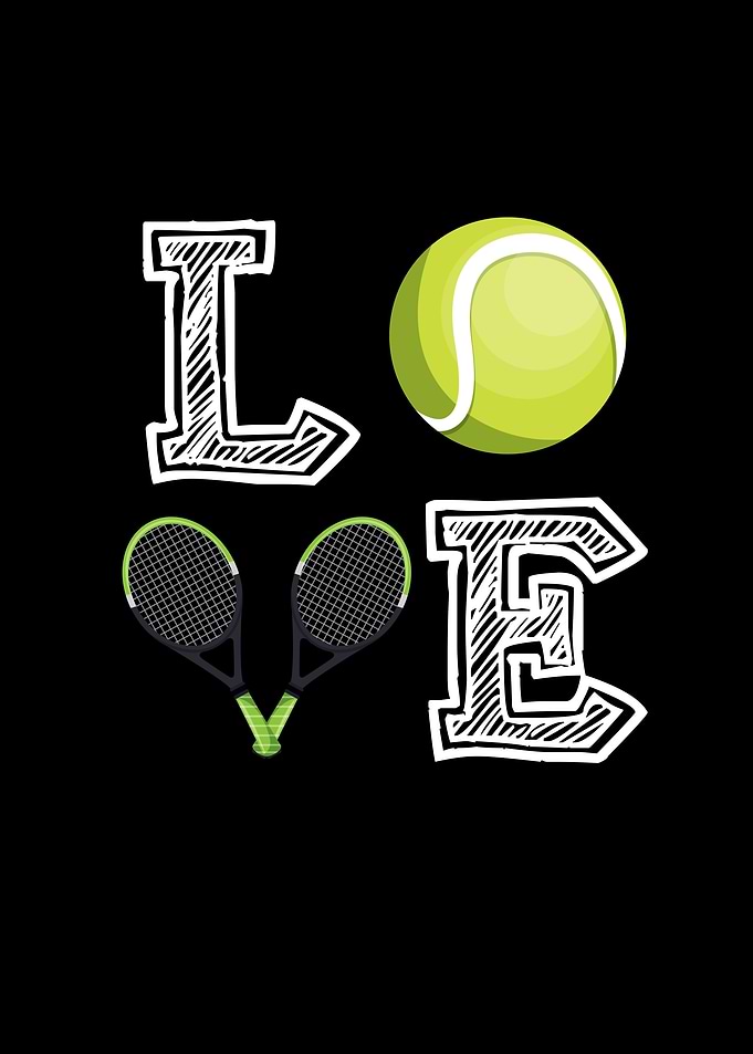 LOVE Tennis Racket Tennis