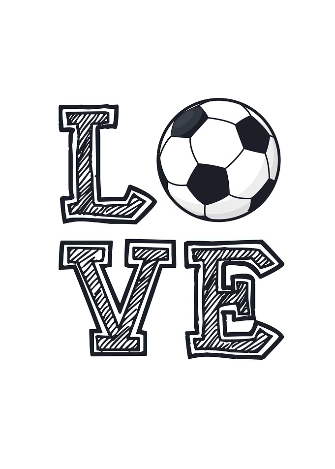 LOVE Soccer Soccer Ball