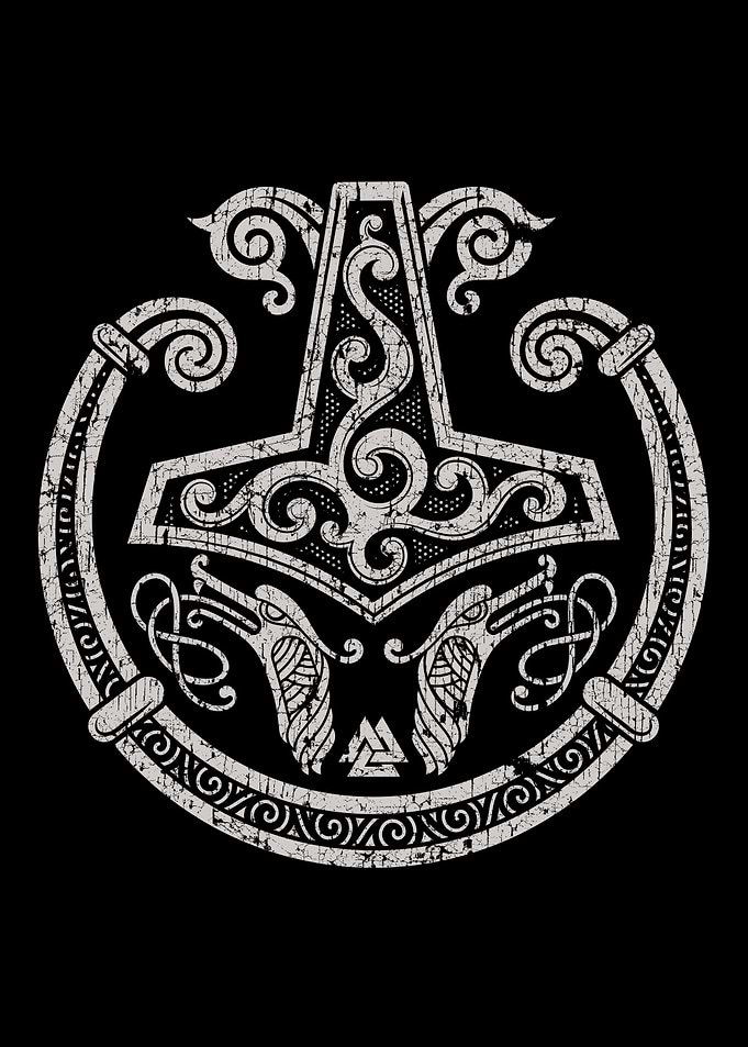Viking Thors Hammer Norse