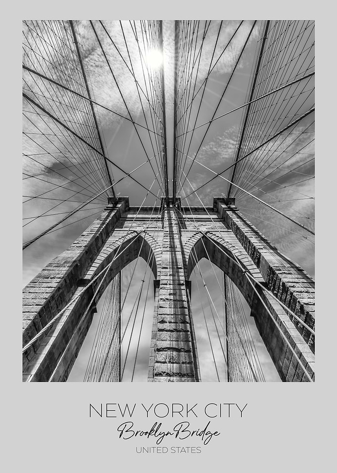 In focus Brooklyn Bridge