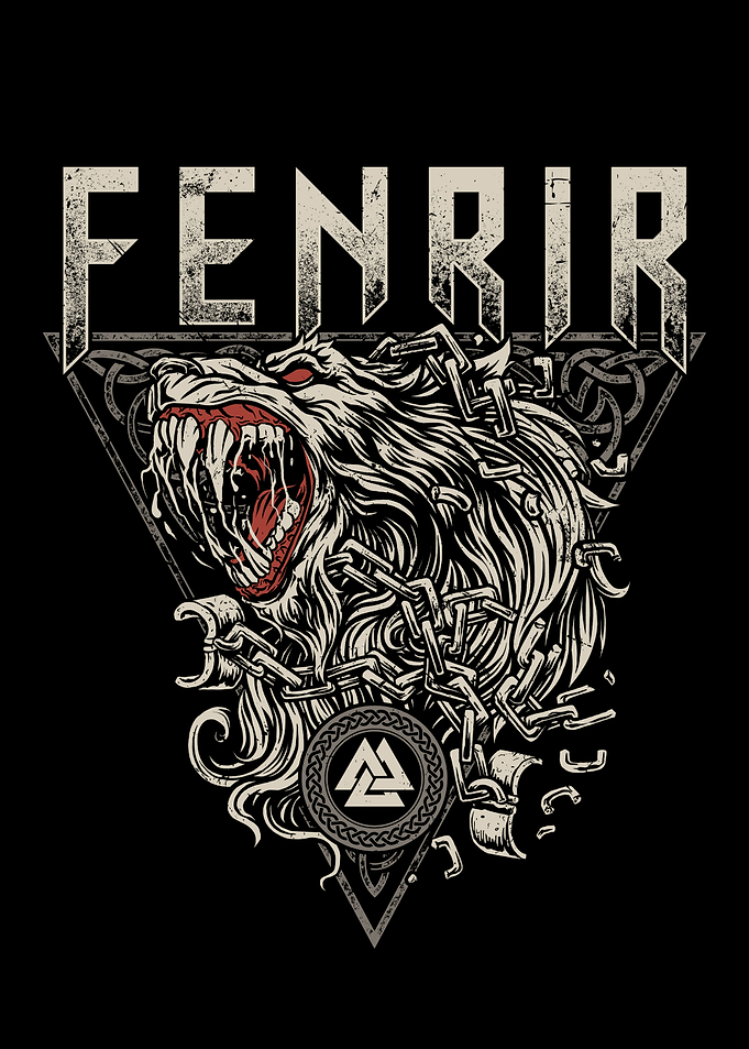 Fenrir Norse Pagan Wolf