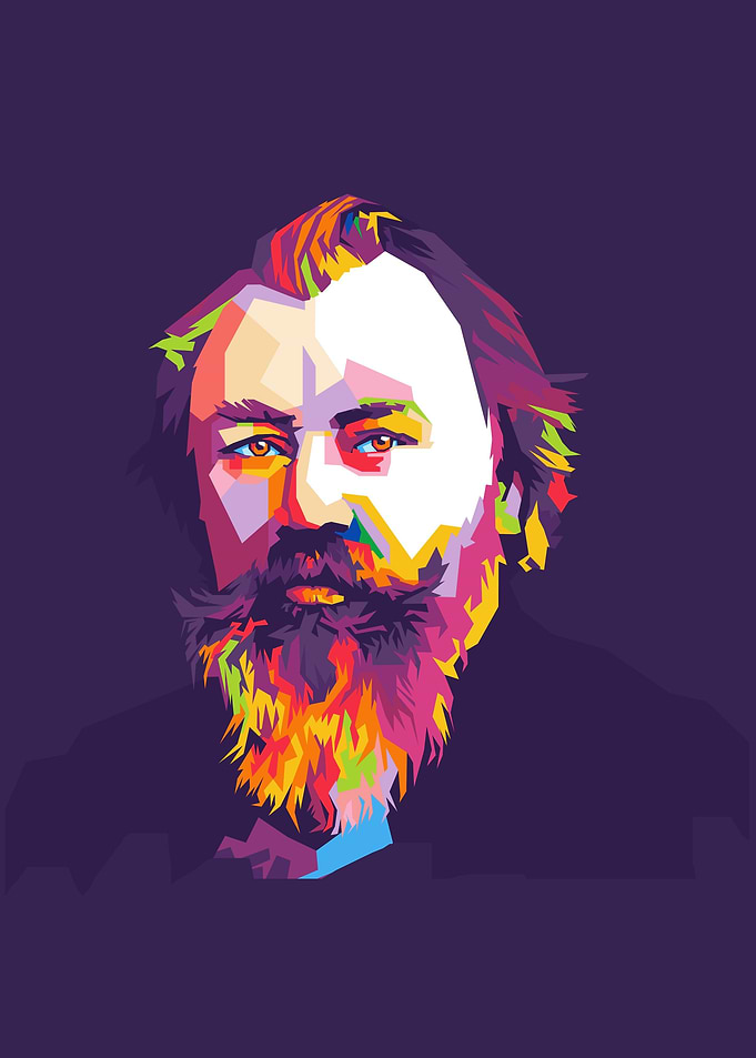 Johannes Brahms Pop Art