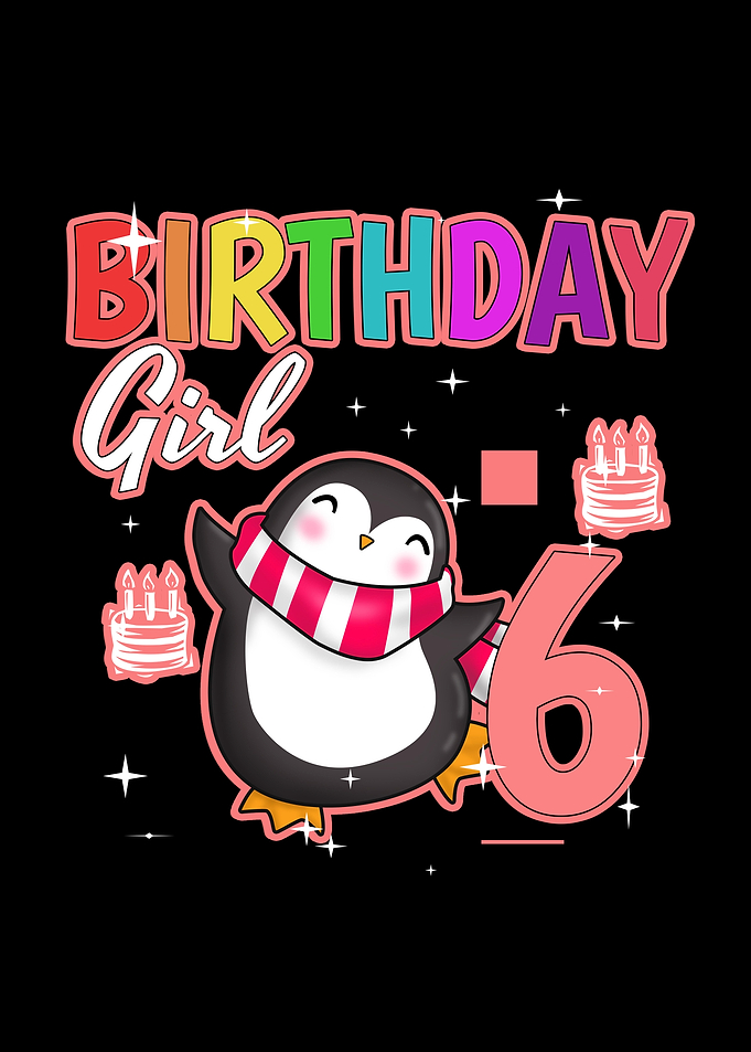 Birthday Girl 6 Penguin