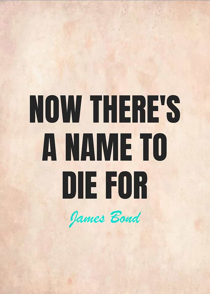 James Bond Quotes